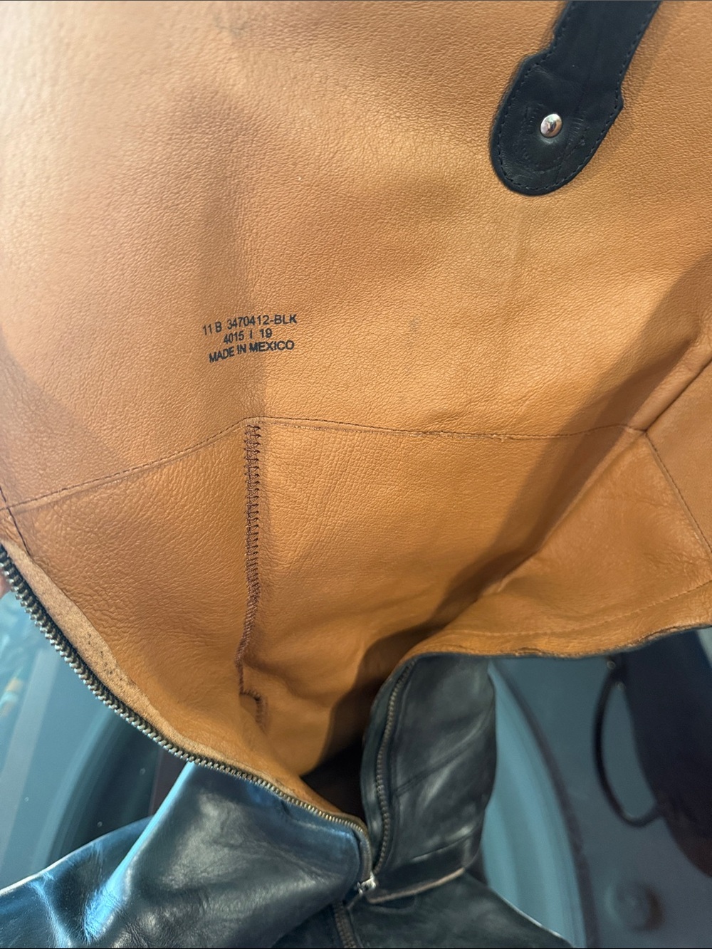 Frye Black Leather Knee-High Riding Boots - Picture 9 of 9